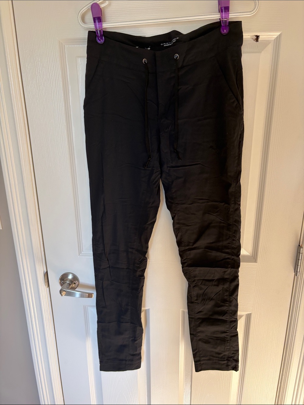 Columbia Women's Black Straight-Leg Drawstring Pants